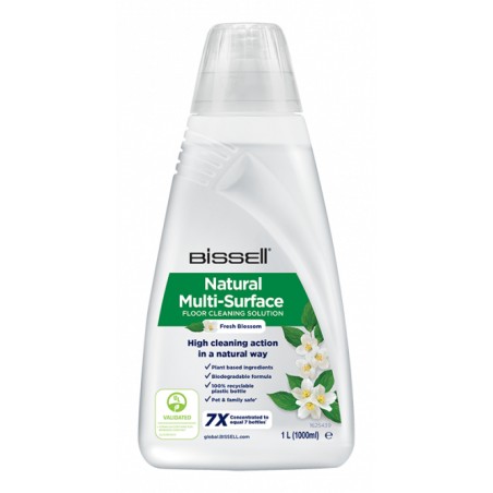 Bissell Natural Multi-Surface Floor Cleaning Solution 1000 Ml - Powerful & Eco-Friendly Clean for Your Floors!